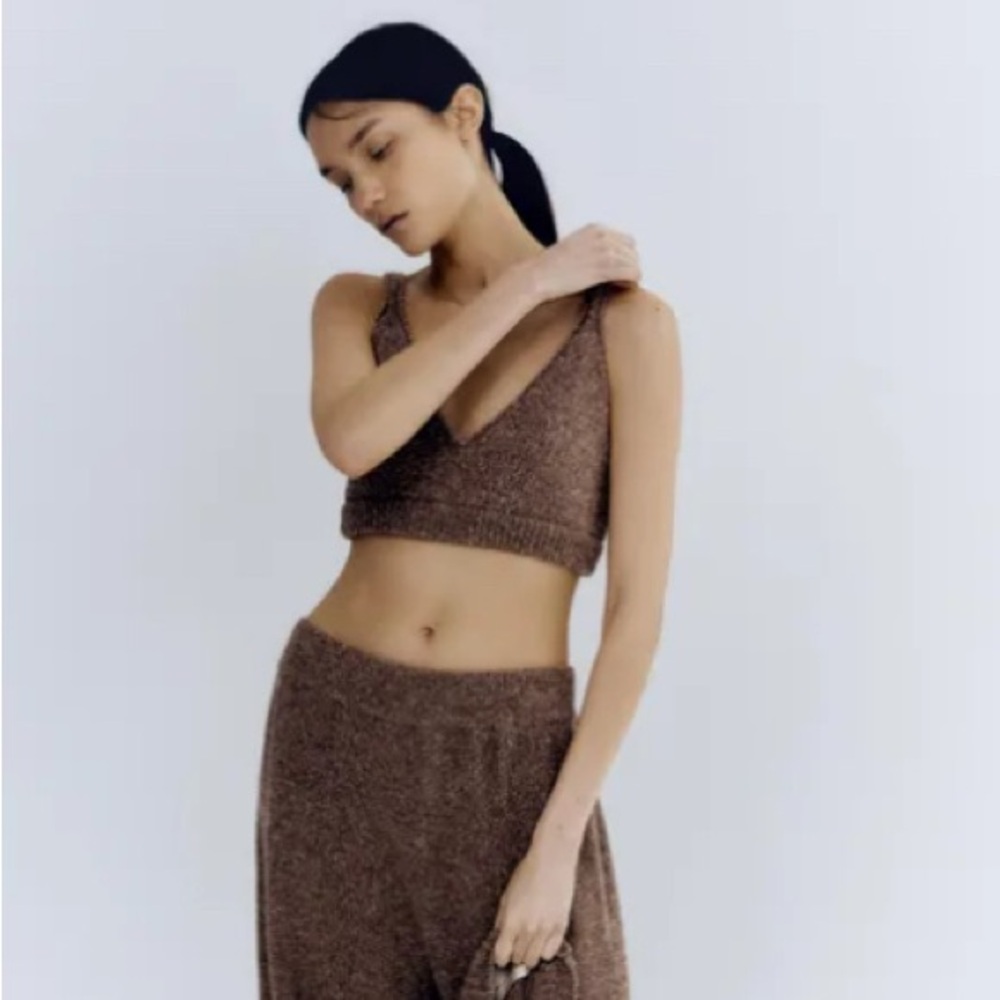 Monica Cordera Soft Wool Pants, Deep Taupe